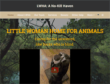 Tablet Screenshot of littlewomanhome.org